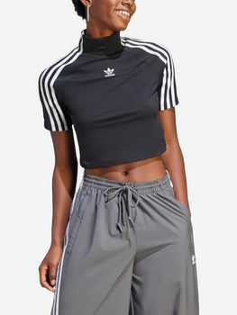 Top damski krótki Adidas IV9323 L Czarny (4067886968028)