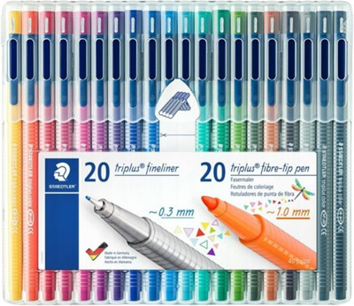 Набір Staedtler Triplus multi set 20 лайнерів + 20 текстових маркерів (4007817330906)