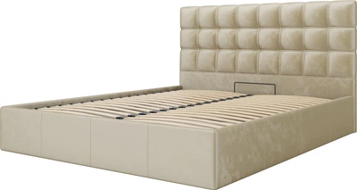 Кровать Matro (Sofyno) Дакота 160х200 см к-кт Канна 05 Бежевая (21980388)
