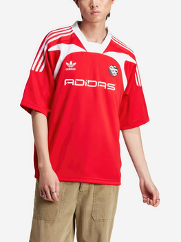 Koszulka sportowa męska Adidas IW3637 M Czerwona (4067886872943)