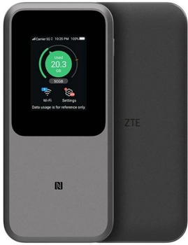 Wi-Fi роутер ZTE MU5120 Black (6902176088742)