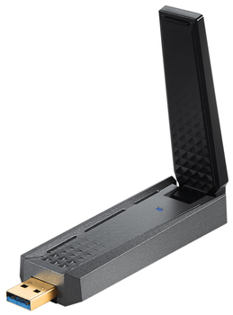 Wi-Fi адаптер MSI AX1800 Wi-Fi 6 USB Чорний (4711377002875)