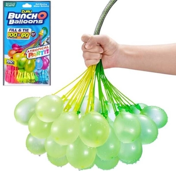 Набір водяних кульок Bunch O Balloons Tropical Party  для водних битв 100 шт (4894680025127)