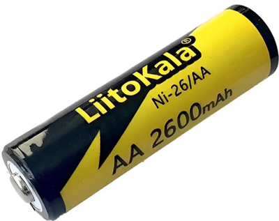Аккумулятор LiitoKala Ni-MH 2600mA 1.2V (Ni-26/AA)