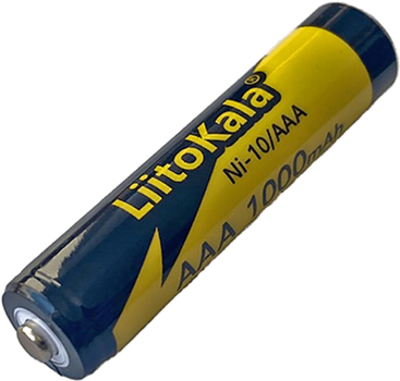 Аккумулятор LiitoKala Ni-MH 1000mA 1.2V (Ni-10/AAA)