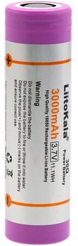 Аккумулятор LiitoKala 18650 Li-Ion 3000mA (2850-3000mA) 3.7V (Lii-30Q)