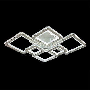 Люстра LED Свет біла з пультом 292 W SY-19376/4+2 WH+TIGD