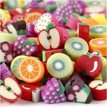 Zestaw do tworzenia biżuterii Creativ Company Koraliki w kształcie owoców (5707167000496)