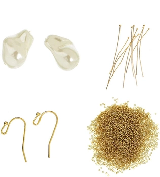 Набір для виготовлення біжутерії Me & My Box Mini Ear Hooks Baroque Pearls (5745000391141)