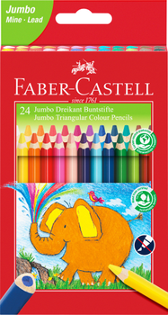 Набір кольорових олівців Faber Castell Jumbo Mine Lead 24 шт (8991761313015)