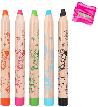 Zestaw kolorowych ołówków Depesche Princess Mimi 5 szt (4010070634636)