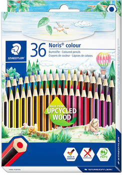 Zestaw kolorowych ołówków Staedtler Noris Solour 36 szt (4007817038734)