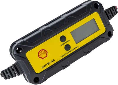 Зарядное устройство SHELL Smart SBC400 для автомобильного и Li-iion аккумуляторов 12В свинцово-кислотных аккумуляторов 6В/12В (0889554051504)
