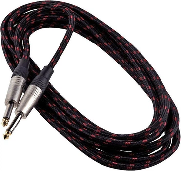 Инструментальный кабель RockCable RCL30205 TC C/Black Instrument Cable - Black Tweed (5m)