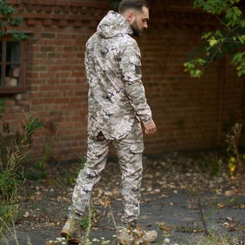 Легкий мужской Костюм Intruder Terra Куртка с капюшоном + Брюки / Полевая Форма светлый пиксель размер XXXL