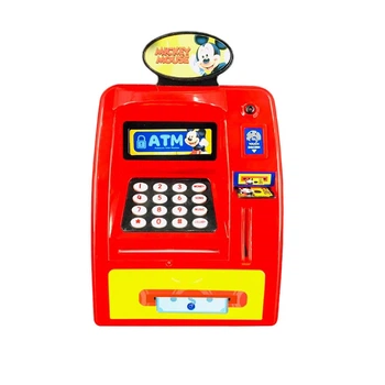 Детская электронная сейф-копилка банкомат АТМ (Miсkey Mouse) A-Toys WF-30005MK с функцией отпечатков пальцев Пластик