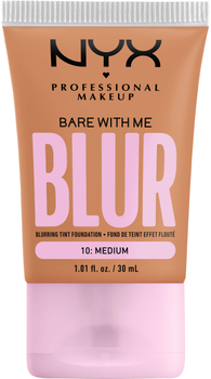 Тональна основа-тінт для обличчя NYX Professional Makeup Bare With Me Blur 10 Medium 30 мл (0800897234379)