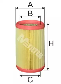 Фильтр воздушный RENAULT Kangoo (выр-во M-filter), MFILTER (A553)