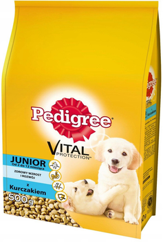 Sucha karma dla psów Pedigree Junior z kurczakiem 500 g (5900951020018)