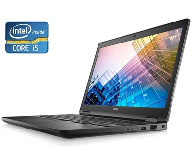 Ультрабук Б-клас Dell Latitude 5590 / 15.6" (1366x768) TN / Intel Core i5-8250U (4 (8) ядра по 1.6 - 3.4 GHz) / 8 GB DDR4 / 256 GB SSD / Intel UHD Graphics 620 / WebCam б/в