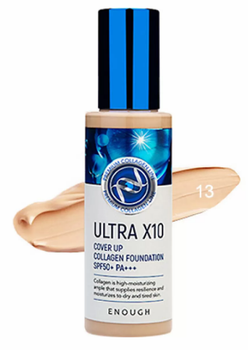 Тональний крем Enough Ultra X10 Cover Up Collagen Foundation SPF50 13 100 мл (8809605870993)