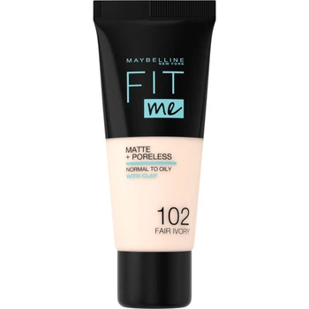 Тональний крем Maybelline Fit Me Matte 102 fair ivory 30 мл (3600531369361)
