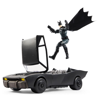 Metalowy model samochodu Spin Master Batman Movie Batmobile z figurką 30 cm (0778988371626)