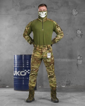 Тактический весенний костюм 7.62 Tactical стрейчевый рип-стоп весна/лето штаны+убакс XL мультикам (85592)