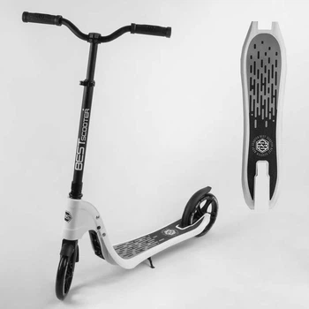 Самокат дитячий трюковий двоколісний 52753 Best Scooter колір білий
