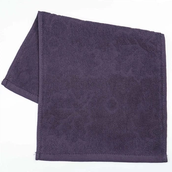 Кухонная жаккардовая салфетка GM Textile 25х45 см 380 г/м2 (Фиолетовый)