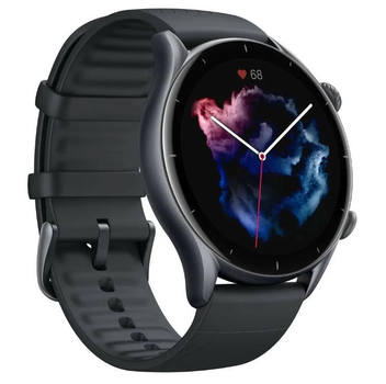 Смарт-часы Amazfit GTR 3, 1,39" AMOLED дисплей, Bluetooth 5.0 водонепроницаемые 5 ATM, Черные