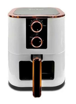 Аэрогриль Su Tai 607 1000W аэрофритюрница безмасляная для приготовления без масла с регулировкой температуры 6.5 л белая