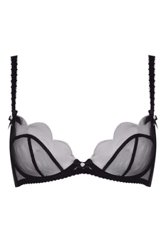 Бюстгальтер Agent Provocateur Lorna черно-розовый 32DD