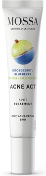 Żel na wysypkę skórną Mossa Acne Act Tratamiento Anti-Acne Blueberry 15 ml (4752223013263)