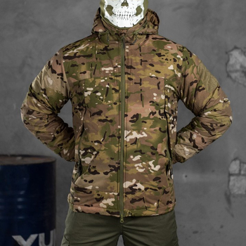 Мембранная Мужская Куртка MARS с утеплителем Primaloft мультикам размер 2XL