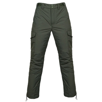 Чоловічі Штани на холлофайбері олива / Утеплені брюки Фінетекс розмір 3XL