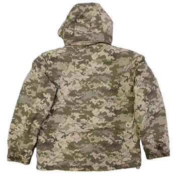Чоловіча зимова куртка з утеплювачем еко-пух / Вологозахищений бушлат Level 7 з мембранною піксель розмір M