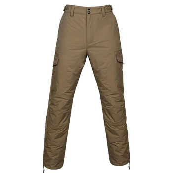 Чоловічі Штани на холлофайбері койот / Утеплені брюки Фінетекс розмір 3XL