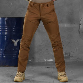 Мужские брюки Patriot stretch cotton с высоким поясом койот размер 2XL