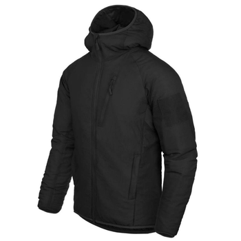 Мужская зимняя куртка "Helikon" WindPack с подкладкой Climashield черная размер L