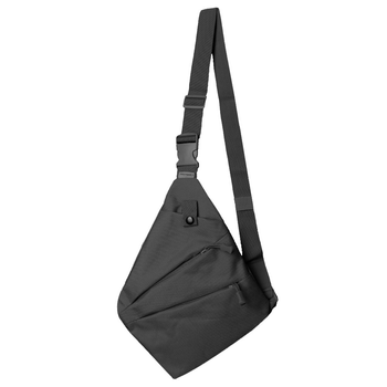Мужская нагрудная сумка "Cobra" Oxford 900D размер 32 х 25 см черный