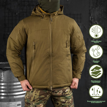 Мужская зимняя Куртка "Alpha " с утеплителем G-Loft до -20℃ койот размер M