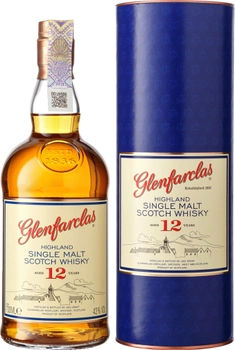 Виски Glenfarclas 12yo 0.7л 43% в тубусе (5018066112433)