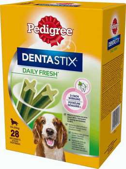 Ласощі для собак Pedigree DentaStix Fresh курча 28 шт (5010394001588)