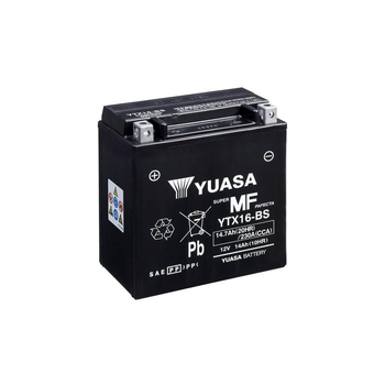 Автомобільний акумулятор Yuasa 12V 14,7Ah MF VRLA Battery (YTX16-BS)