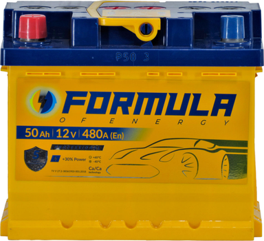 АКБ 50-А/Ч (Formula) Professional (L+) 480А (207х175х175мм.)