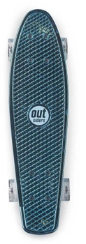 Пенні борд Outsiders Chrome Edition Retro Skateboard Blue (5711336034779)