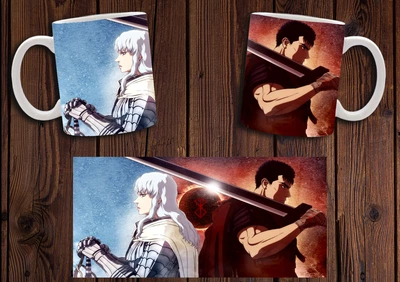 Кружка CupKit "Берсерк / Berserk" №9 330мл белая