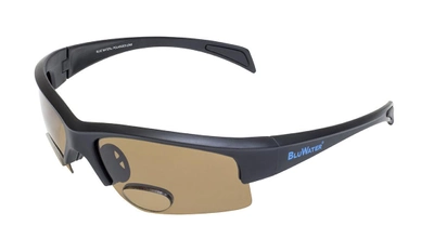 Поляризаційні окуляри біфокальні BluWater Bifocal-2 (+2.5) Polarized (brown) коричневі