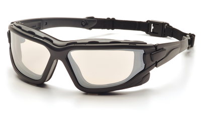 Захисні окуляри з ущільнювачем Pyramex i-Force XL (indoor/outdoor mirror) Anti-Fog, дзеркальні напівтемні
